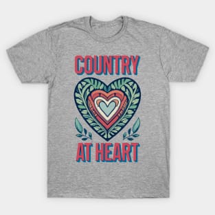 Country at Heart Farm Life Yeehaw - Homestead Fashions Funny T-Shirt